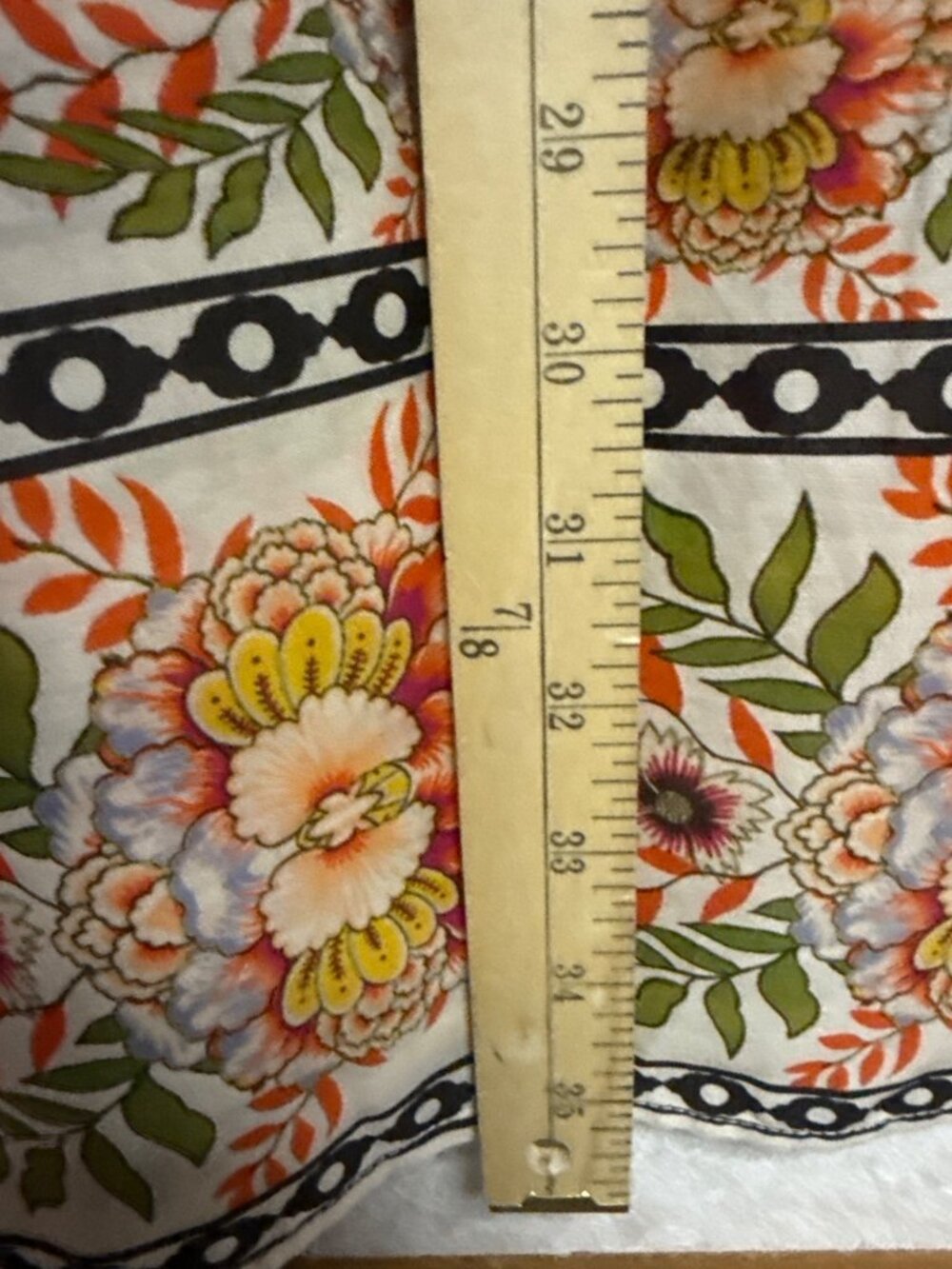 Philosophy NWT Women's 3X 100% Cotton Boho Floral Midi Skirt Plus Cottagecore - Picture 6 of 10